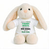 Peluche Lapin Bébé Doudou Humour Pyreneen Oriental Cadeau Naissance Nouveau né Fille garçon Baby Shower