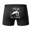Caleçon J'peux Pas J'Ai Saut en Hauteur - Humour Boxer Coton Idée Cadeau