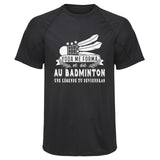 Maillot de Sport Homme Badminton Une Legende Tu Deviendras - T-Shirt Respirant Polyester Manches Courtes - Cadeau Sportif Anniversaire Noël Fête des Pères