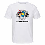 Maillot de Sport Homme Super Guitariste - T-Shirt Respirant Polyester Manches Courtes - Cadeau Sportif Anniversaire Noël Fête des Pères