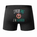 Caleçon J'peux Pas J'Ai Beatbox - Humour Boxer Coton Idée Cadeau