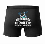 Caleçon Une légende Te Forma aquabiking - Dos - Humour Boxer Coton Motif Métier Idée Cadeau Anniversaire Noël Homme