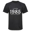 Maillot de Sport Homme 1985 Cuvee Grand Cru - T-Shirt Respirant Polyester Manches Courtes - Cadeau Sportif Anniversaire Noël Fête des Pères