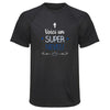 Maillot de Sport Homme pour Neveu Super - T-Shirt Respirant Polyester Manches Courtes - Cadeau Sportif Anniversaire Noël Fête des Pères