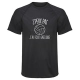 Maillot de Sport Homme Football Gaelique Copie Jpeux Pas - T-Shirt Respirant Polyester Manches Courtes - Cadeau Sportif Anniversaire Noël Fête des Pères