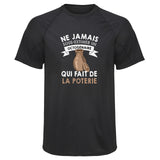 Maillot de Sport Homme Poterie Octogenaire Homme - T-Shirt Respirant Polyester Manches Courtes - Cadeau Sportif Anniversaire Noël Fête des Pères