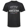 Maillot de Sport Homme Agriculteur - T-Shirt Respirant Polyester Manches Courtes - Cadeau Sportif Anniversaire Noël Fête des Pères