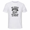 Maillot de Sport Homme Photo Octogenaire - T-Shirt Respirant Polyester Manches Courtes - Cadeau Sportif Anniversaire Noël Fête des Pères