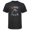 Maillot de Sport Homme Curling Cest la Vie - T-Shirt Respirant Polyester Manches Courtes - Cadeau Sportif Anniversaire Noël Fête des Pères