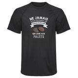 Maillot de Sport Homme Palets Copie Quinquagenaire Homme - T-Shirt Respirant Polyester Manches Courtes - Cadeau Sportif Anniversaire Noël Fête des Pères