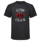 Maillot de Sport Homme Ferias Cest la Vie - T-Shirt Respirant Polyester Manches Courtes - Cadeau Sportif Anniversaire Noël Fête des Pères