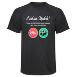 Maillot de Sport Homme Sushi - T-Shirt Respirant Polyester Manches Courtes - Cadeau Sportif Anniversaire Noël Fête des Pères