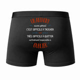 Caleçon Un Anthony Aussi génial - Dos - Humour Boxer Coton Motif Métier Idée Cadeau Anniversaire Noël Homme