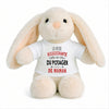 Peluche Lapin Bébé Doudou L'assistante du Potager de Maman Cadeau Naissance Fille Nouveau-Né Baby Shower