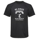Maillot de Sport Homme Volleyball Copie Quarantenaire Homme - T-Shirt Respirant Polyester Manches Courtes - Cadeau Sportif Anniversaire Noël Fête des Pères