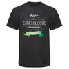 Maillot de Sport Homme pour Merci Gynecologue Inoubliable - T-Shirt Respirant Polyester Manches Courtes - Cadeau Sportif Anniversaire Noël Fête des Pères