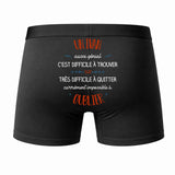 Caleçon Un Ivan Aussi génial - Dos - Humour Boxer Coton Motif Métier Idée Cadeau Anniversaire Noël Homme