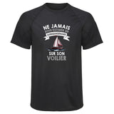 Maillot de Sport Homme Voilier Copie Quinquagenaire Homme - T-Shirt Respirant Polyester Manches Courtes - Cadeau Sportif Anniversaire Noël Fête des Pères