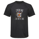 Maillot de Sport Homme Tir a L_Arc Copie Jpeux Pas - T-Shirt Respirant Polyester Manches Courtes - Cadeau Sportif Anniversaire Noël Fête des Pères