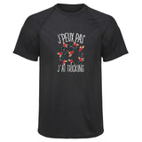 Maillot de Sport Homme Tricking Copie Jpeux Pas - T-Shirt Respirant Polyester Manches Courtes - Cadeau Sportif Anniversaire Noël Fête des Pères