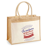 Sac Fête des Mères Mamie MAman Soeur Femme Famille Idée Cadeau anniversaire Noël Travail Boulot Métier Départ Retraite Collègue Femme cabas shopping plage