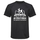 Maillot de Sport Homme Krav Maga Une Legende Tu Deviendras - T-Shirt Respirant Polyester Manches Courtes - Cadeau Sportif Anniversaire Noël Fête des Pères