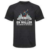 Maillot de Sport Homme Roller Une Legende Tu Deviendras - T-Shirt Respirant Polyester Manches Courtes - Cadeau Sportif Anniversaire Noël Fête des Pères