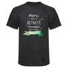 Maillot de Sport Homme pour Merci Retraite Inoubliable - T-Shirt Respirant Polyester Manches Courtes - Cadeau Sportif Anniversaire Noël Fête des Pères