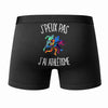 Caleçon J'peux Pas J'Ai Athlétisme - Humour Boxer Coton Idée Cadeau