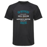 Maillot de Sport Homme pour Un Voiturier Formidable Blanc - T-Shirt Respirant Polyester Manches Courtes - Cadeau Sportif Anniversaire Noël Fête des Pères