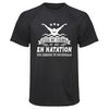 Maillot de Sport Homme Natation Une Legende Tu Deviendras - T-Shirt Respirant Polyester Manches Courtes - Cadeau Sportif Anniversaire Noël Fête des Pères