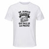 Maillot de Sport Homme Photo Septuagenaire - T-Shirt Respirant Polyester Manches Courtes - Cadeau Sportif Anniversaire Noël Fête des Pères