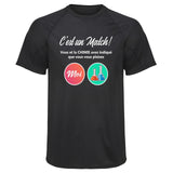 Maillot de Sport Homme Chimie - T-Shirt Respirant Polyester Manches Courtes - Cadeau Sportif Anniversaire Noël Fête des Pères