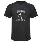 Maillot de Sport Homme Slackline Copie Jpeux Pas - T-Shirt Respirant Polyester Manches Courtes - Cadeau Sportif Anniversaire Noël Fête des Pères