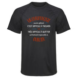 Maillot de Sport Homme pour Un Chauffagiste Aussi Genial - T-Shirt Respirant Polyester Manches Courtes - Cadeau Sportif Anniversaire Noël Fête des Pères