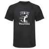 Maillot de Sport Homme Volleyball Copie Jpeux Pas - T-Shirt Respirant Polyester Manches Courtes - Cadeau Sportif Anniversaire Noël Fête des Pères