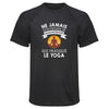 Maillot de Sport Homme Yoga Copie Quarantenaire Homme - T-Shirt Respirant Polyester Manches Courtes - Cadeau Sportif Anniversaire Noël Fête des Pères
