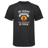 Maillot de Sport Homme Yoga Copie Quarantenaire Homme - T-Shirt Respirant Polyester Manches Courtes - Cadeau Sportif Anniversaire Noël Fête des Pères