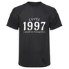 Maillot de Sport Homme 1997 Cuvee Cuvee Grand Cru - T-Shirt Respirant Polyester Manches Courtes - Cadeau Sportif Anniversaire Noël Fête des Pères