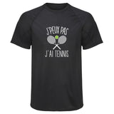 Maillot de Sport Homme Tennis Copie Jpeux Pas - T-Shirt Respirant Polyester Manches Courtes - Cadeau Sportif Anniversaire Noël Fête des Pères