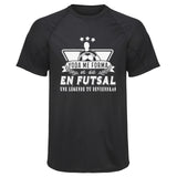 Maillot de Sport Homme Futsal Une Legende Tu Deviendras - T-Shirt Respirant Polyester Manches Courtes - Cadeau Sportif Anniversaire Noël Fête des Pères