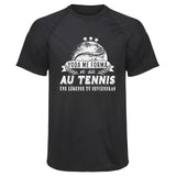 Maillot de Sport Homme Tennis Une Legende Tu Deviendras - T-Shirt Respirant Polyester Manches Courtes - Cadeau Sportif Anniversaire Noël Fête des Pères