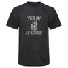 Maillot de Sport Homme Skateboard Copie Jpeux Pas - T-Shirt Respirant Polyester Manches Courtes - Cadeau Sportif Anniversaire Noël Fête des Pères