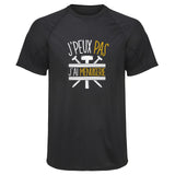 Maillot de Sport Homme Menuiserie Copie Jpeux Pas - T-Shirt Respirant Polyester Manches Courtes - Cadeau Sportif Anniversaire Noël Fête des Pères