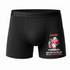 Caleçon Xavier Maître du feu et de la Chipolata Taille L - Face - Humour Boxer Coton Motif Métier Idée Cadeau Anniversaire Noël Homme