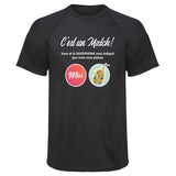 Maillot de Sport Homme Saxophone - T-Shirt Respirant Polyester Manches Courtes - Cadeau Sportif Anniversaire Noël Fête des Pères