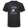 Maillot de Sport Homme Escrime Copie Jpeux Pas - T-Shirt Respirant Polyester Manches Courtes - Cadeau Sportif Anniversaire Noël Fête des Pères