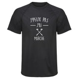 Maillot de Sport Homme J_Peux Pas Marche Copie Jpeux Pas - T-Shirt Respirant Polyester Manches Courtes - Cadeau Sportif Anniversaire Noël Fête des Pères