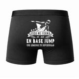 Caleçon Une légende Te Forma Base Jump - Dos - Humour Boxer Coton Motif Métier Idée Cadeau Anniversaire Noël Homme