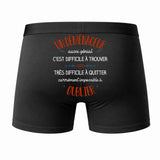 Caleçon Un Déménageur Aussi génial - Dos - Humour Boxer Coton Motif Métier Idée Cadeau Anniversaire Noël Homme